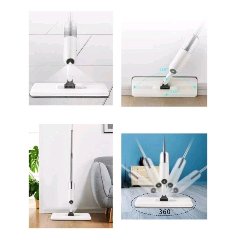 True & Tidy Multi-Surface Spray Mop with Refillable Water Bottle SPRAY-250 NIB